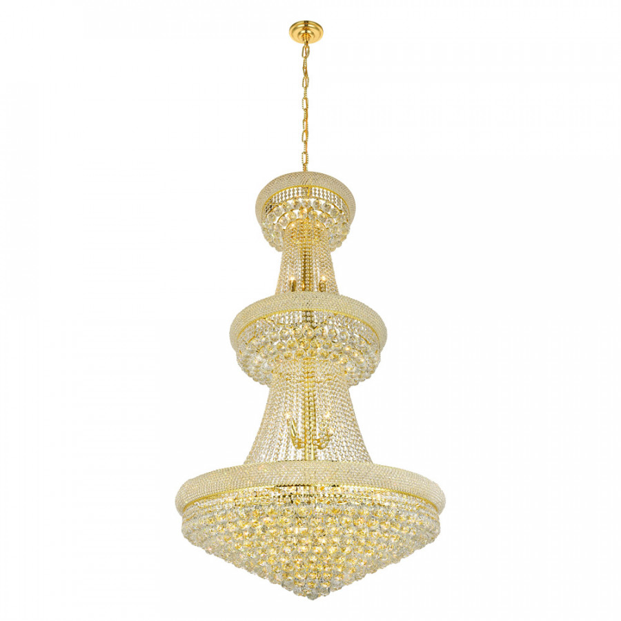 Elegant Chandelier - Gold, L 36" (V1800G36G-RC)