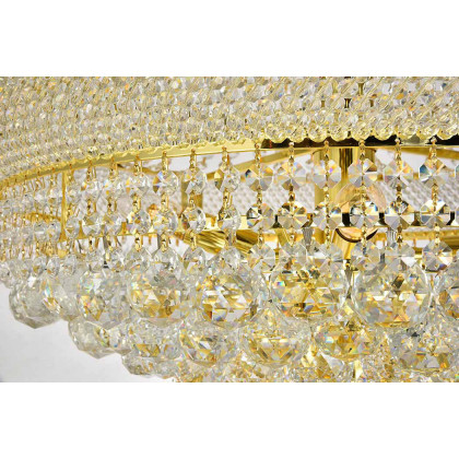 Elegant Chandelier - Gold, L 36" (V1800G36G-RC)