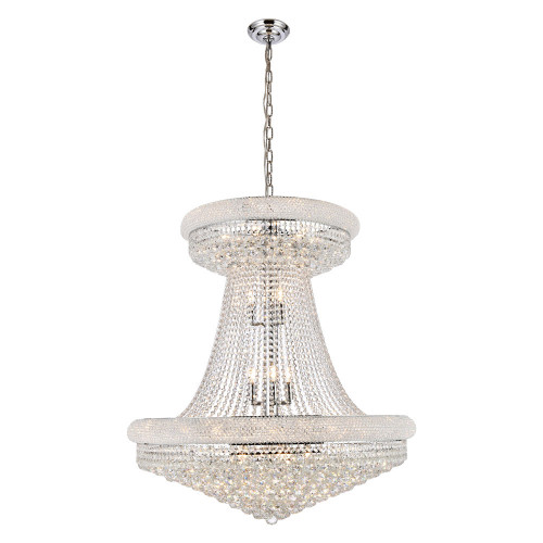 Elegant Chandelier - Chrome/RC, L 36" (V1800G36SC-RC)