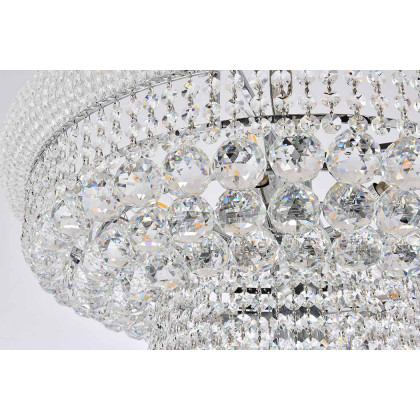 Elegant Chandelier - Chrome/RC, L 36" (V1800G36SC-RC)