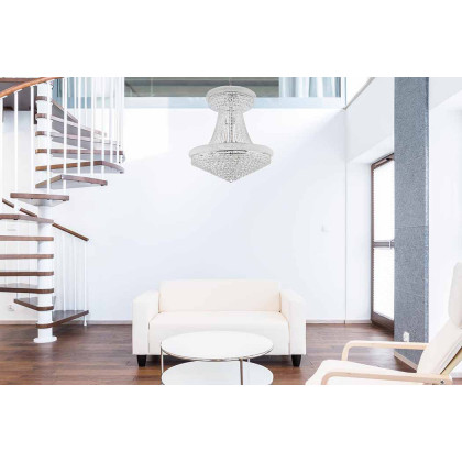 Elegant Chandelier - Chrome/RC, L 36" (V1800G36SC-RC)
