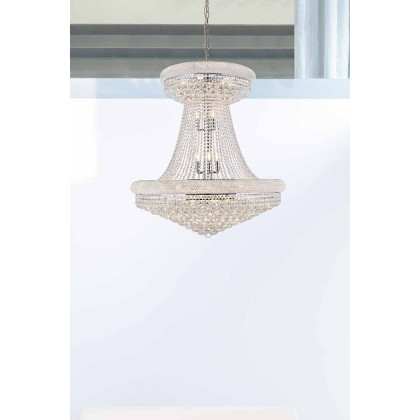 Elegant Chandelier - Chrome/RC, L 36" (V1800G36SC-RC)