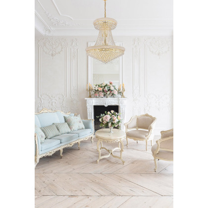 Elegant Chandelier - Gold, L 36" (V1800G36SG-RC)