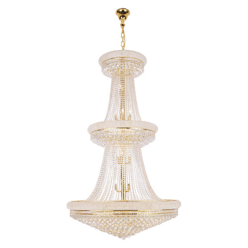 Elegant Chandelier - Gold, L 42" (V1800G42G-RC)