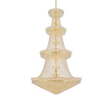 Elegant Chandelier - Gold, L 54" (V1800G54G-RC)