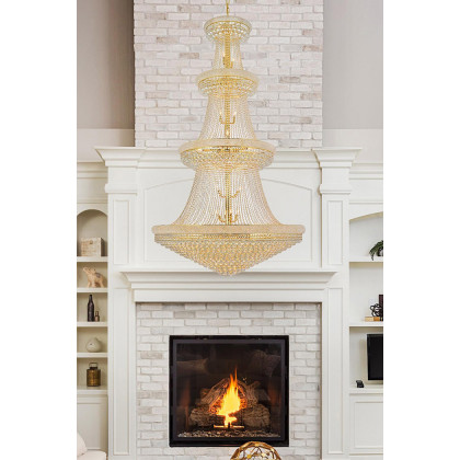 Elegant Chandelier - Gold, L 54" (V1800G54G-RC)