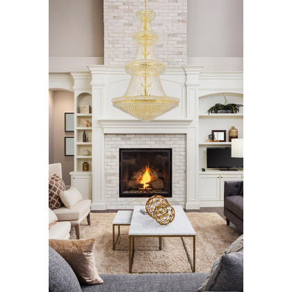 Elegant Chandelier - Gold, L 54" (V1800G54G-RC)