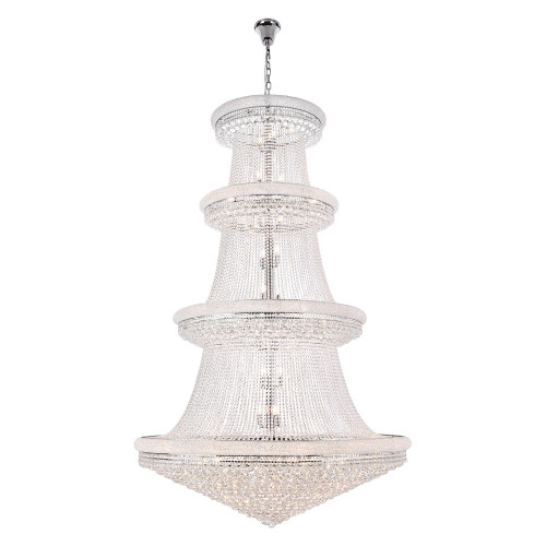 Elegant Chandelier - Chrome, L 62" (V1800G62C-RC)