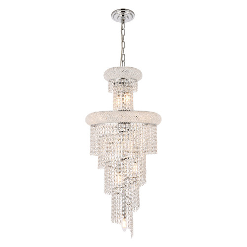 Elegant Pendant Light - Chrome/RC, L 16" (V1800SR16C-RC)