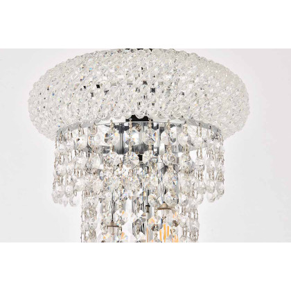 Elegant Pendant Light - Chrome/RC, L 16" (V1800SR16C-RC)