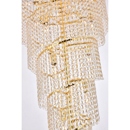 Elegant Pendant Light - Gold, L 21" (V1800SR22G-RC)