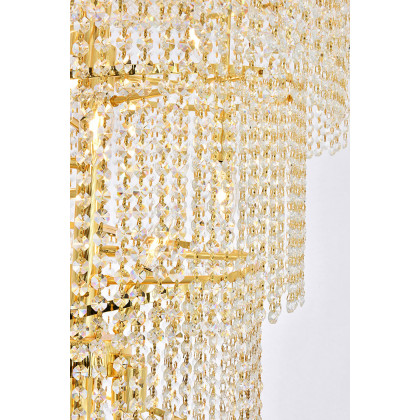Elegant Pendant Light - Gold/EC, L 30" (V1800SR30G-EC)