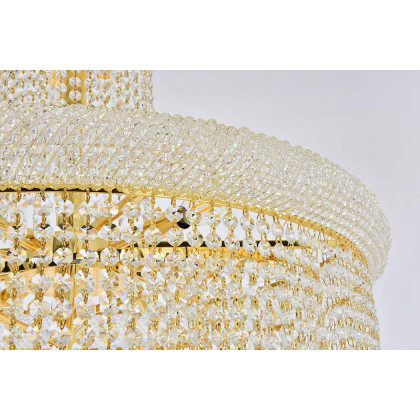 Elegant Pendant Light - Gold/EC, L 30" (V1800SR30G-EC)