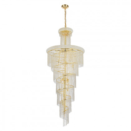 Elegant Pendant Light - Gold/EC, L 30" (V1800SR30G-EC)