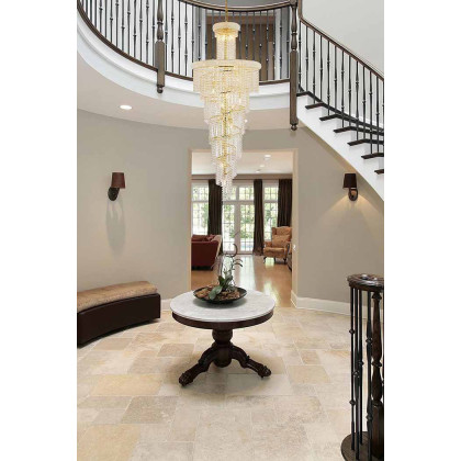 Elegant Pendant Light - Gold/EC, L 30" (V1800SR30G-EC)