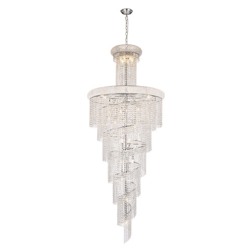 Elegant Pendant Light - Chrome, L 36" (V1800SR36C-RC)