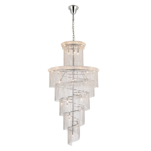 Elegant Pendant Light - Chrome/RC, L 48" (V1800SR48C-RC)