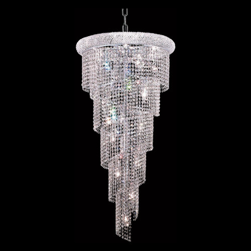 Elegant Pendant Light - Chrome, L 22" (V1801SR22C-RC)