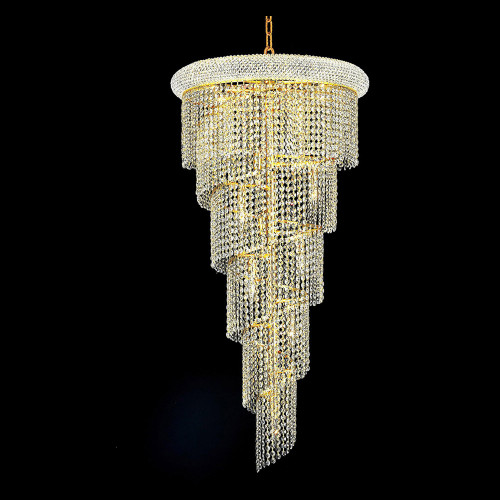 Elegant Pendant Light - Gold, L 22" (V1801SR22G-RC)
