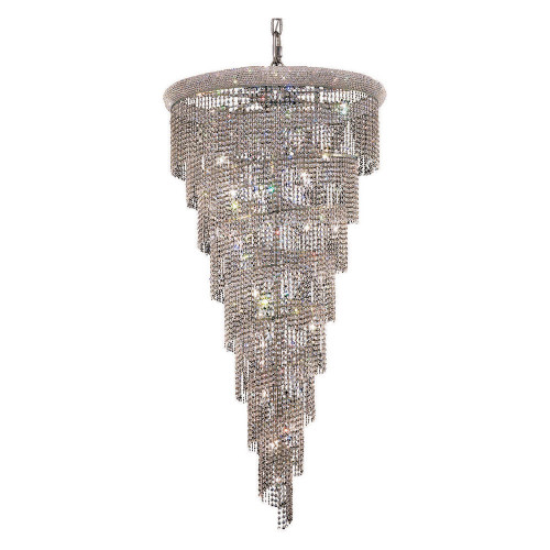 Elegant Pendant Light - Chrome, L 36" (V1801SR36C-RC)