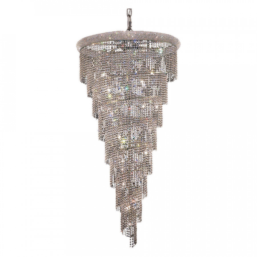 Elegant Pendant Light - Chrome, L 36" (V1801SR36C-RC)
