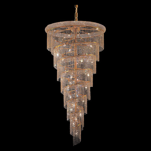 Elegant Pendant Light - Gold, L 36" (V1801SR36G-RC)