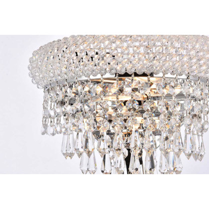 Elegant Wall Sconce - Chrome, H 6" (V1802W12C-RC)