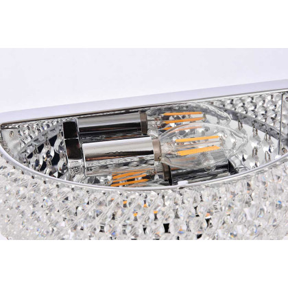 Elegant Wall Sconce - Chrome, H 6" (V1802W12C-RC)