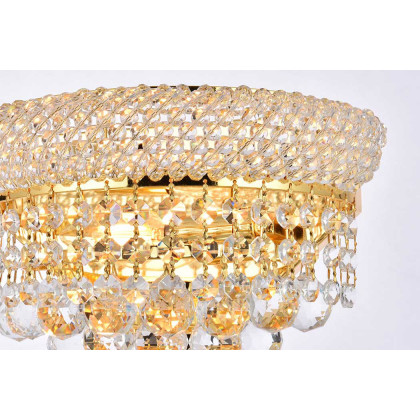 Elegant Wall Sconce - Gold, H 6" (V1802W12G-RC)