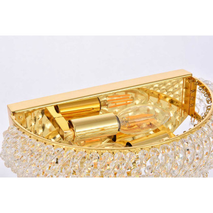 Elegant Wall Sconce - Gold, H 6" (V1802W12G-RC)