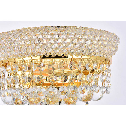 Elegant Wall Sconce - Gold, H 6" (V1802W12G-RC)