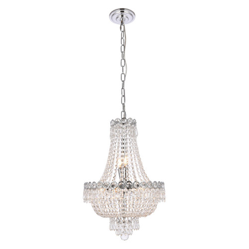 Elegant Pendant Light - Chrome, L 16" (V1900D16C-RC)