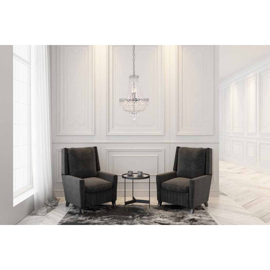 Elegant Pendant Light - Chrome, L 16" (V1900D16C-RC)