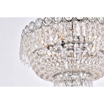 Elegant Pendant Light - Chrome, L 16" (V1900D16C-RC)