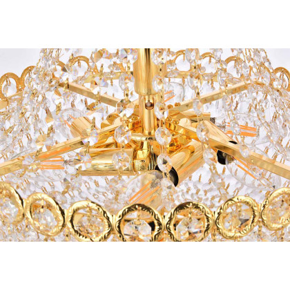 Elegant Pendant Light - Gold, L 16" (V1900D16G-RC)