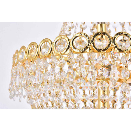 Elegant Pendant Light - Gold, L 16" (V1900D16G-RC)