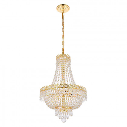 Elegant Pendant Light - Gold, L 16" (V1900D16G-RC)