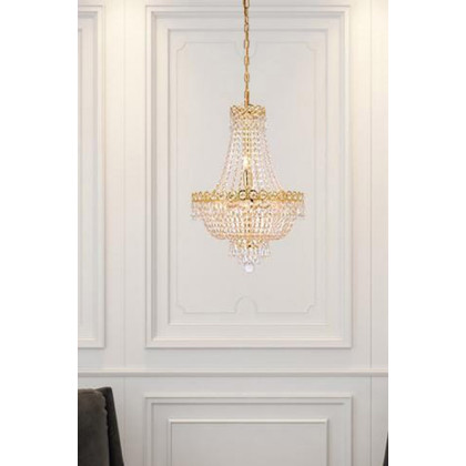 Elegant Pendant Light - Gold, L 16" (V1900D16G-RC)