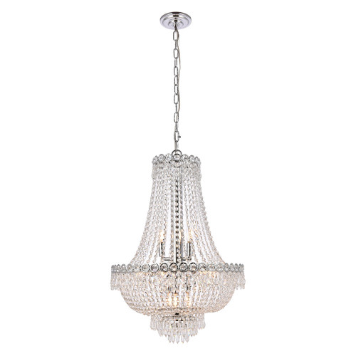 Elegant Pendant Light - Chrome, L 20" (V1900D20C-RC)