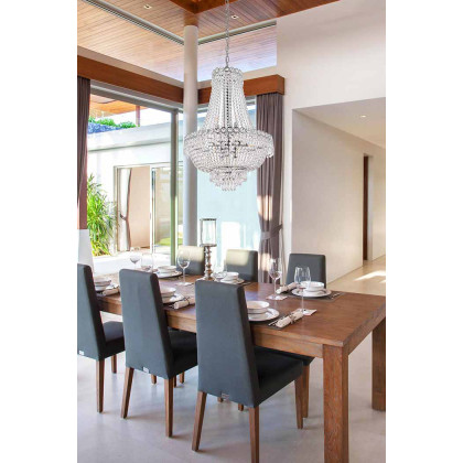 Elegant Pendant Light - Chrome, L 20" (V1900D20C-RC)