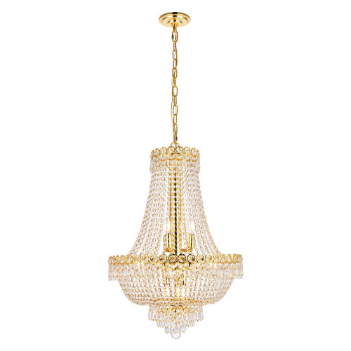 Elegant Pendant Light - Gold, L 20" (V1900D20G-RC)