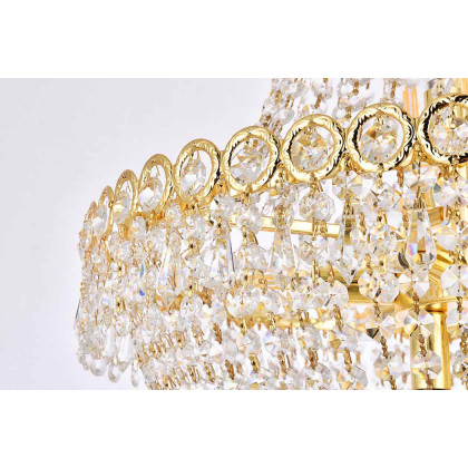 Elegant Pendant Light - Gold, L 20" (V1900D20G-RC)