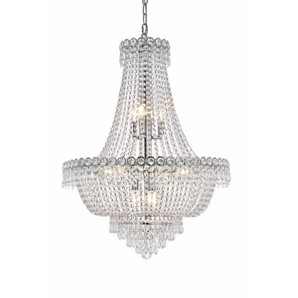 Elegant Pendant Light - Chrome, L 24" (V1900D24C-RC)