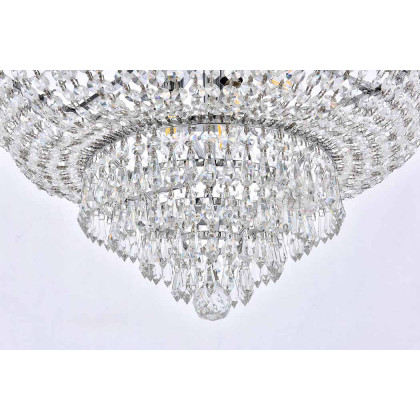 Elegant Pendant Light - Chrome, L 24" (V1900D24C-RC)