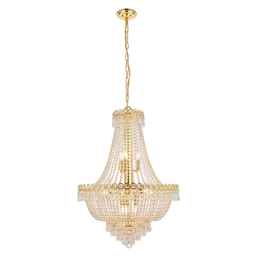 Elegant Pendant Light - Gold, L 24" (V1900D24G-RC)