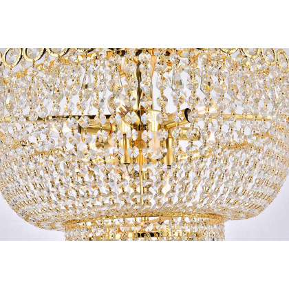Elegant Pendant Light - Gold, L 24" (V1900D24G-RC)