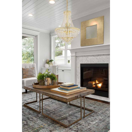 Elegant Pendant Light - Gold, L 24" (V1900D24G-RC)