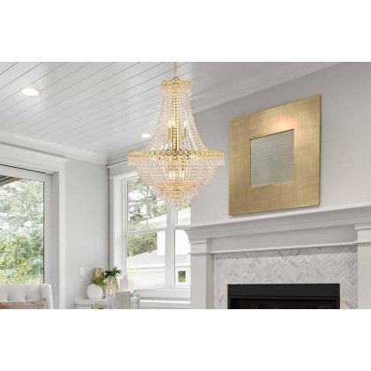 Elegant Pendant Light - Gold, L 24" (V1900D24G-RC)