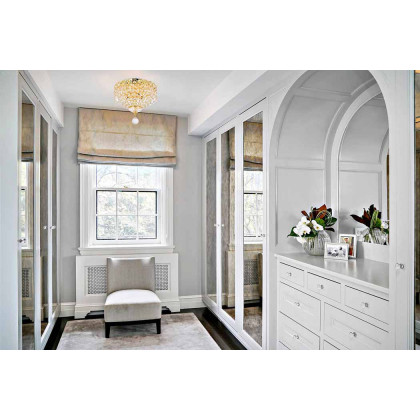 Elegant Flush Mount Light - Gold, L 10" (V1900F10G-RC)