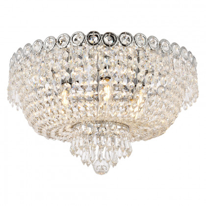 Elegant Flush Mount Light - Chrome, L 18" (V1900F18C-RC)